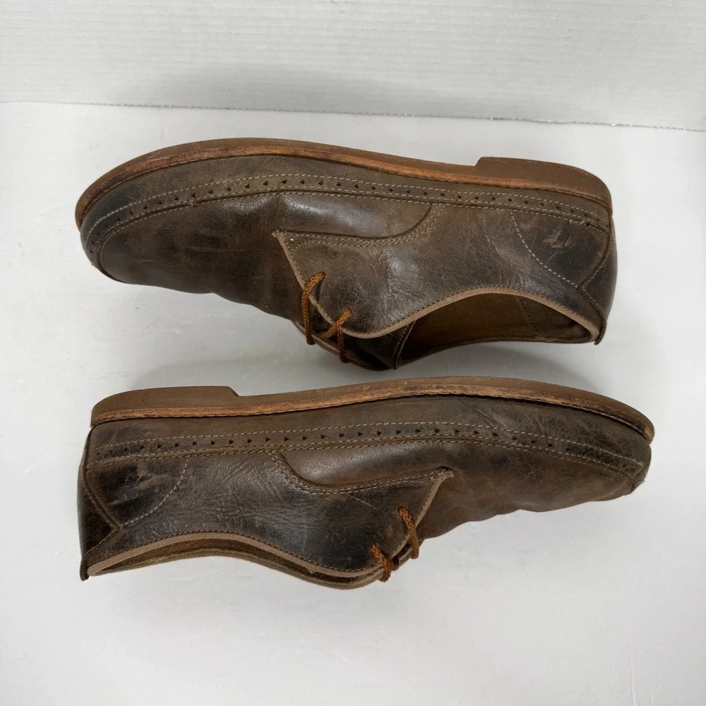 Olukai Honolulu Lace Mens Size 11 Brown Leather Derby Shoes 10290-6313 Casual
